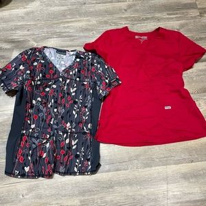 Womens scrub tops